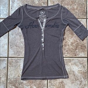 Abercrombie grey women’s size x-small shirt